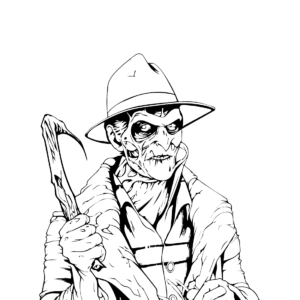 Freddy krueger coloring pages printable for free download