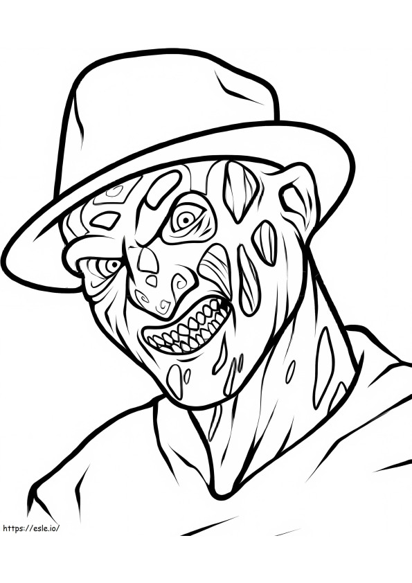 Freddy coloring pages