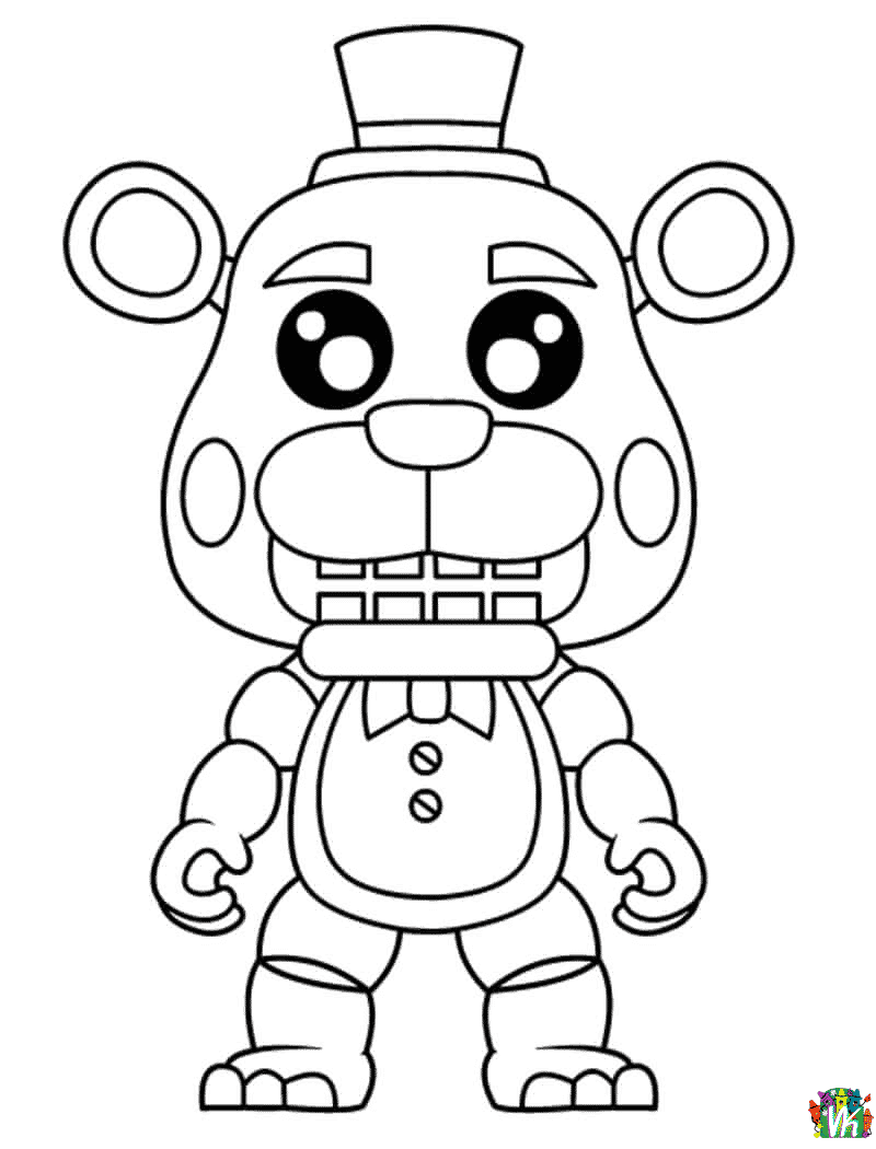 Piirustus five nights at freddy tulostettava by varityskuvat on