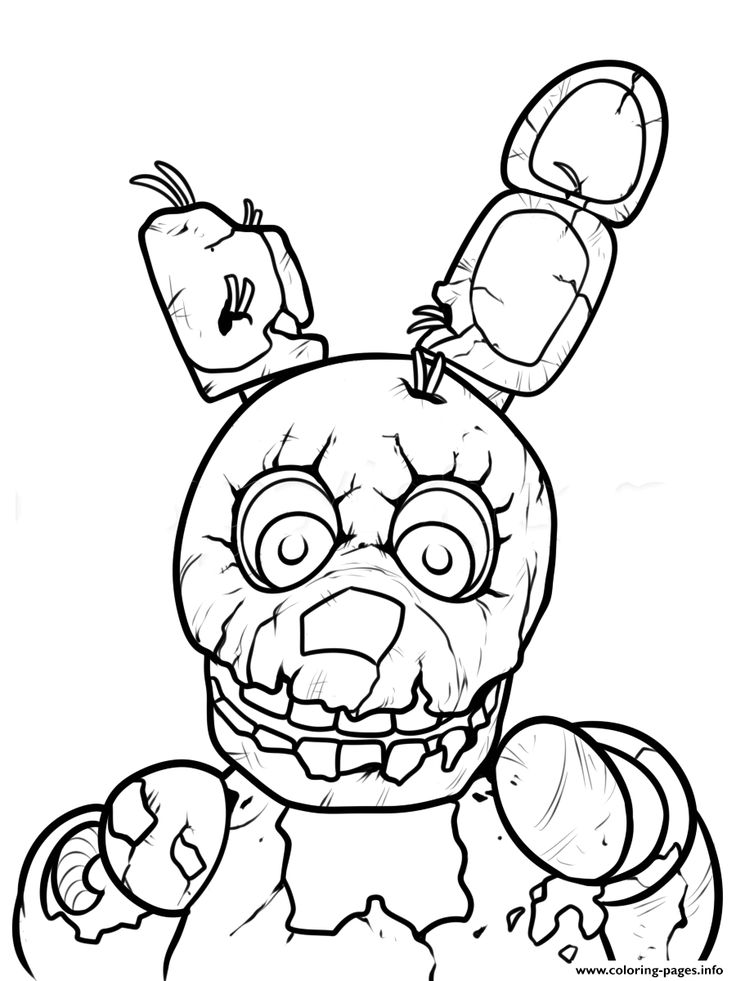 Print eddy five nights at eddys printable coloring pages eddy para colorear dibujos fnaf dibujos