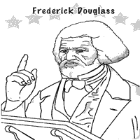 Frederick douglass coloring pages
