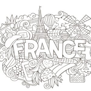 France coloring pages printable for free download