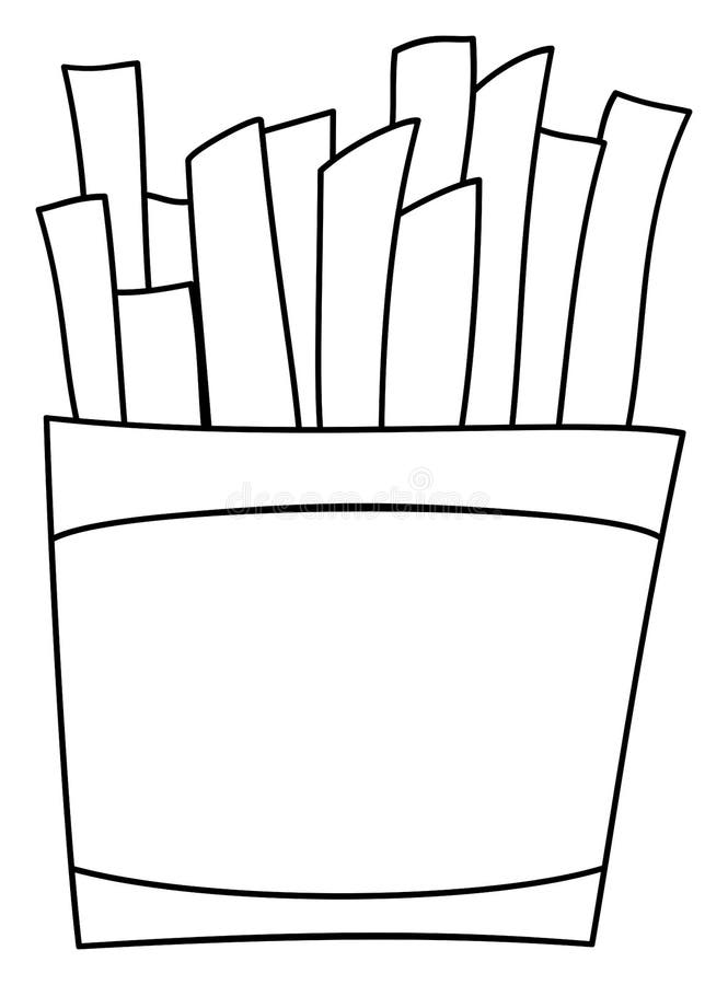 French fries coloring stock illustrations â french fries coloring stock illustrations vectors clipart