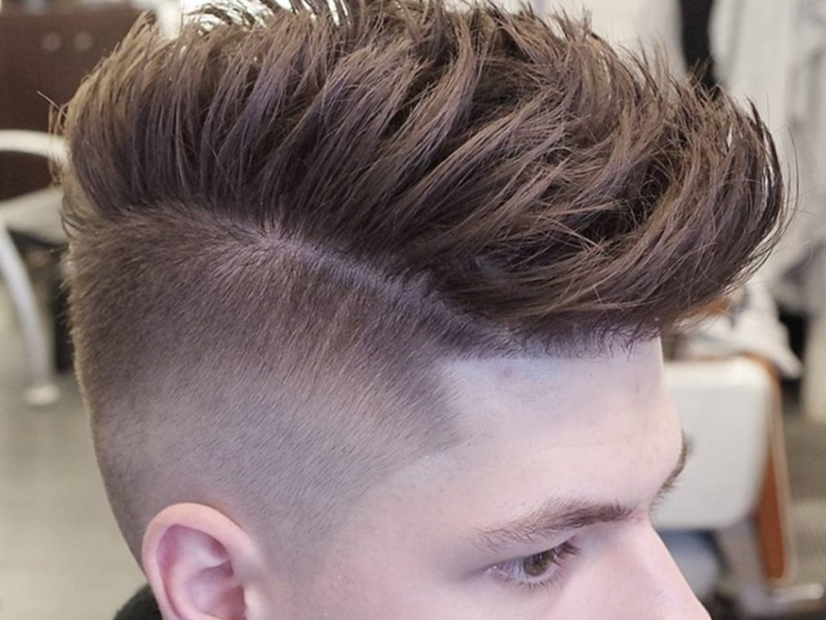 Pompadour haircut hairstyles for men man of many