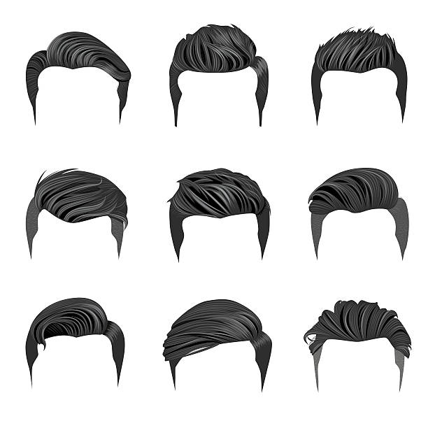 Pompadour stock illustrations royalty