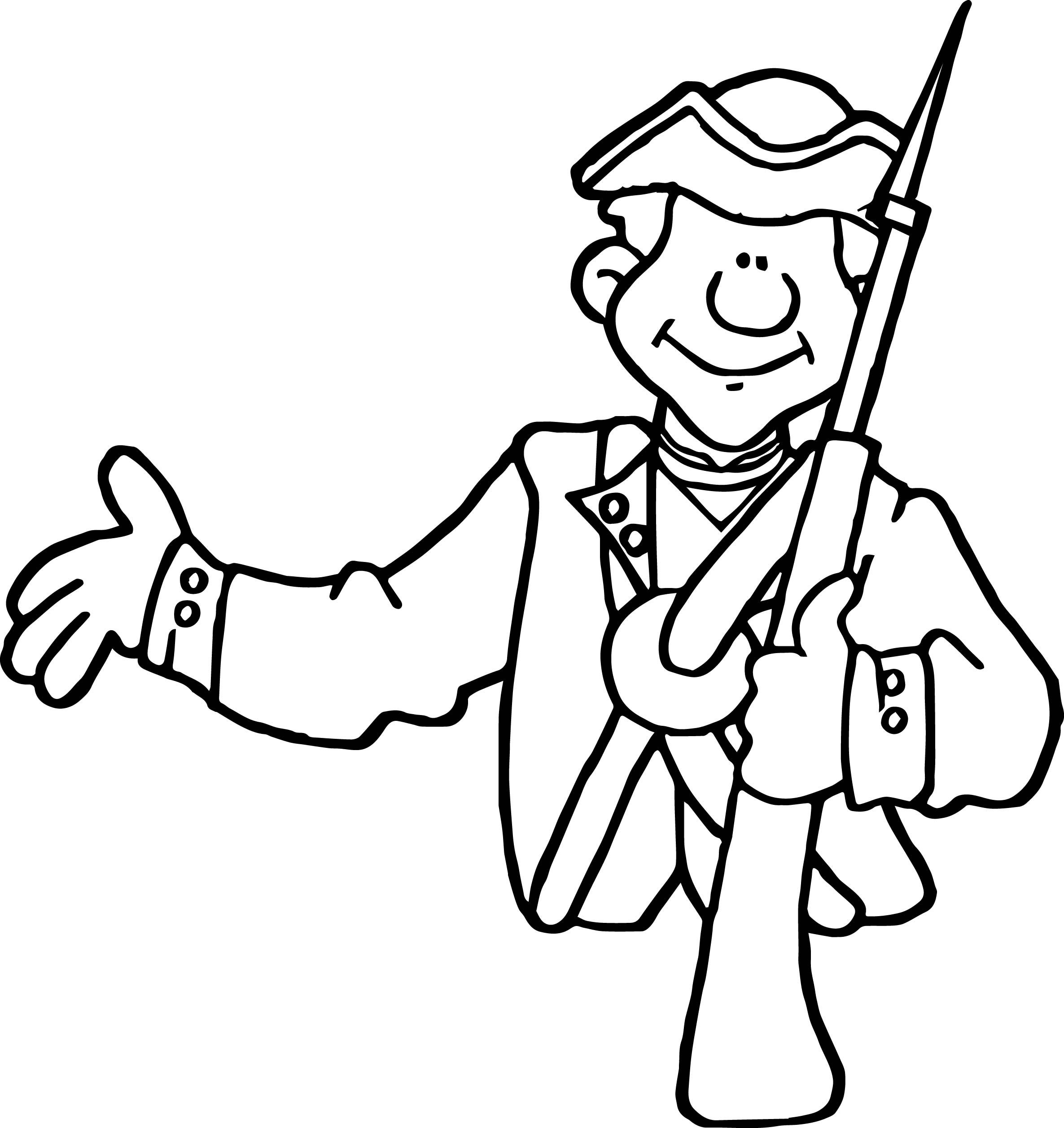 Coloring pages cool revolution am his french indian soldier