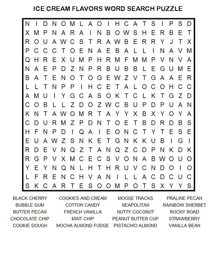 Word search games for adults and teens