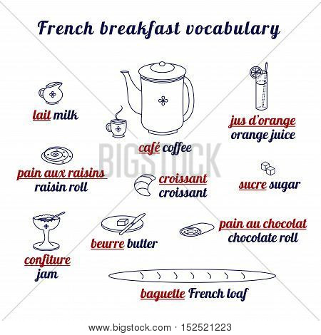 French breakfast vector photo free trial bigstock