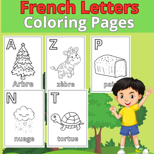 French letters coloring pages in french for k prek kids made by teachers