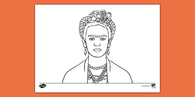 Frida kahlo louring page pdf â learning resource