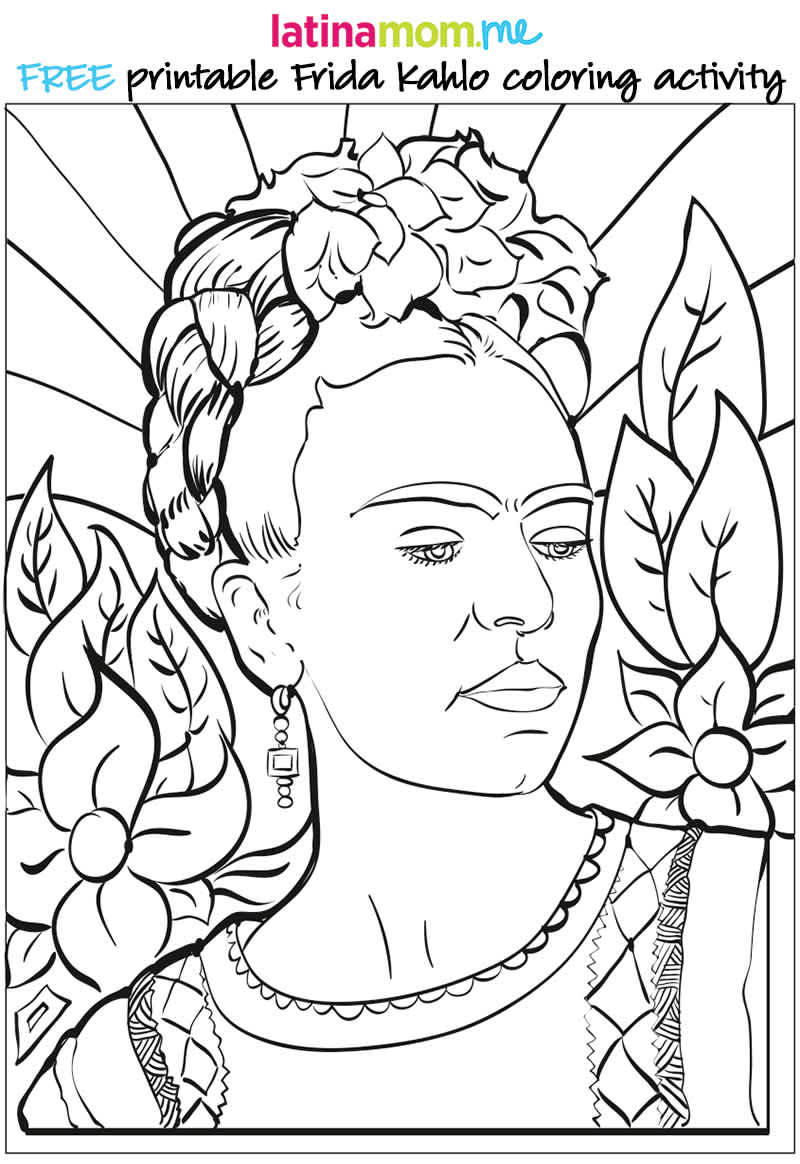 Art history lesson free frida kahlo printable