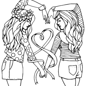 Bff coloring pages printable for free download