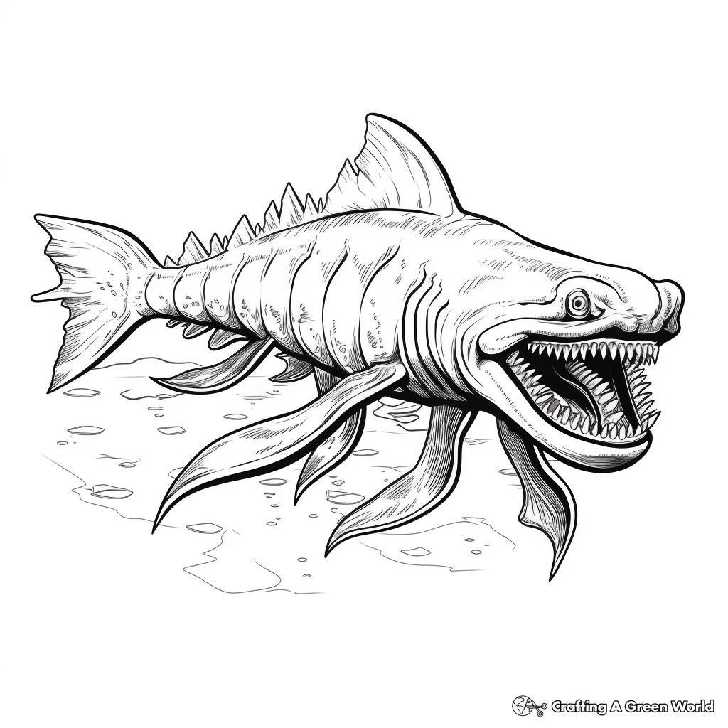 Shark coloring pages