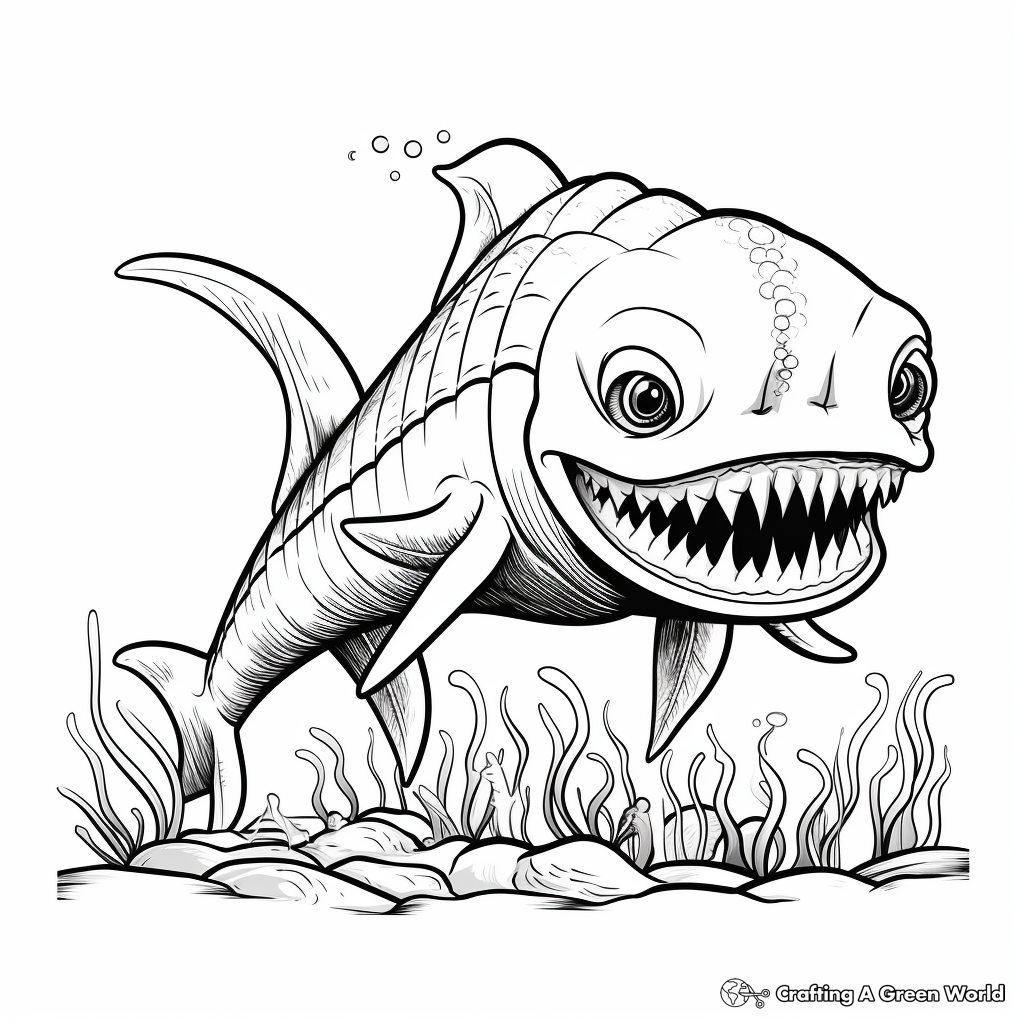 Shark coloring pages