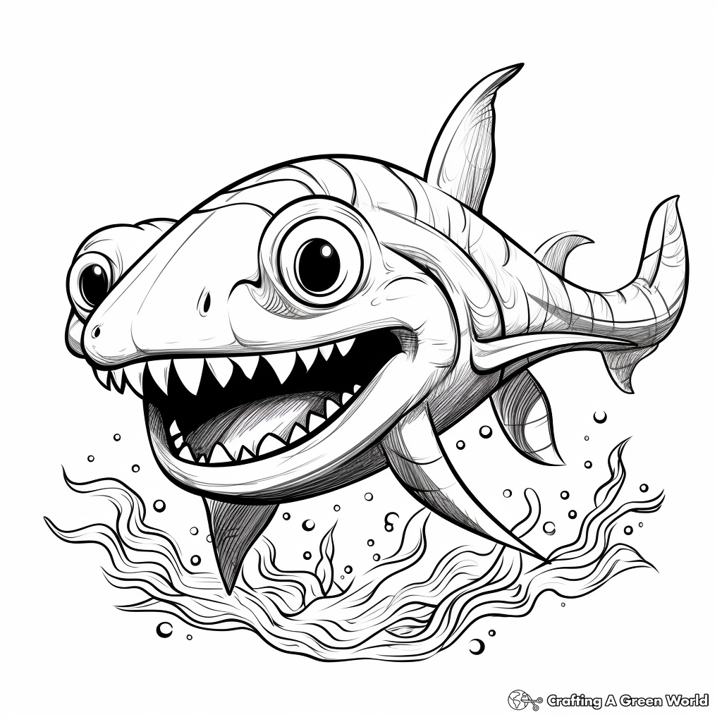 Shark coloring pages