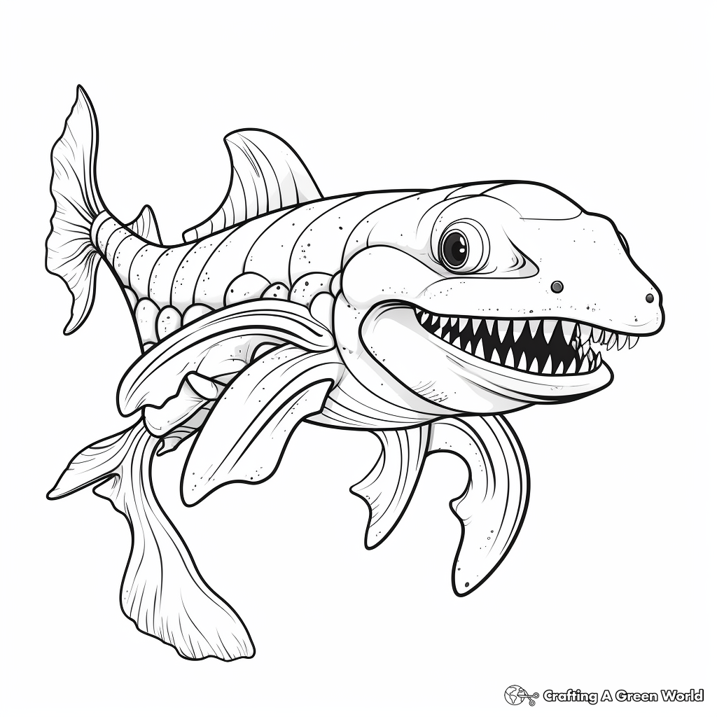 Shark coloring pages