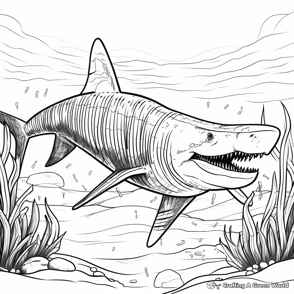 Shark coloring pages