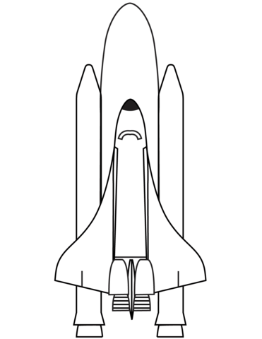 Space rocket coloring page free printable coloring pages