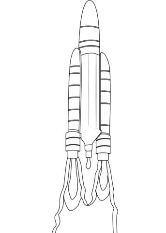 Rocket coloring page free printable coloring pages