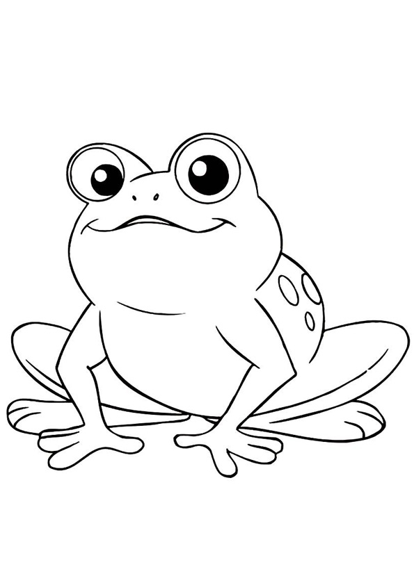 Coloring pages free rainy frog coloring pages for kids