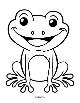 Frog coloring pages â printable coloring pages