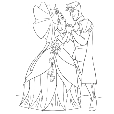 Top free printable princess and the frog coloring pages online