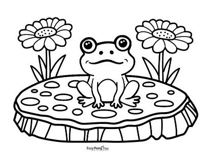 Frog coloring pages â printable coloring pages