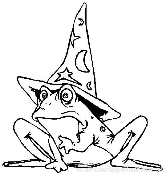 Witch coloring pages halloween coloring frog coloring pages