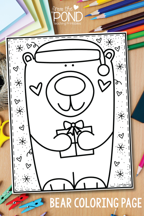 Free coloring pages from the pond