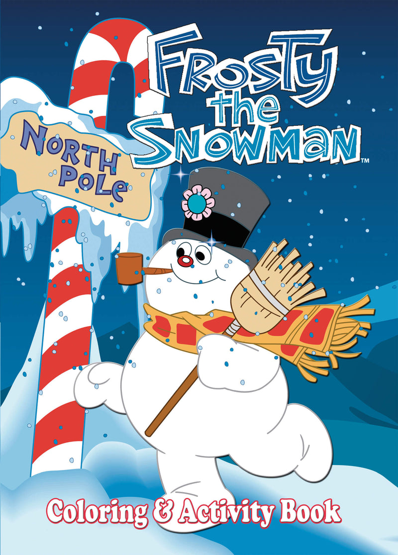 Frosty the snowman coloring activity books