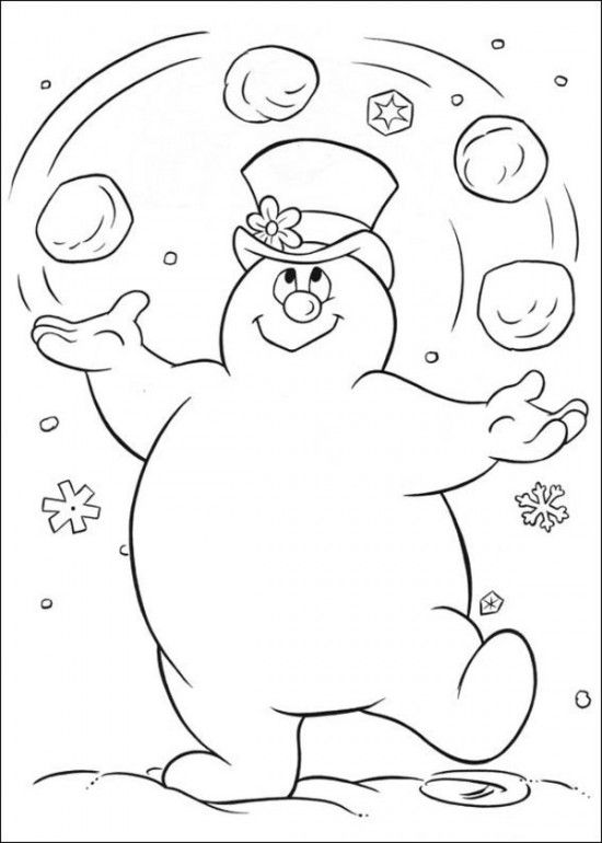 Frosty the snowman coloring pages let your creativity melt away