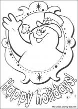 Frosty the snowman coloring pages on coloring