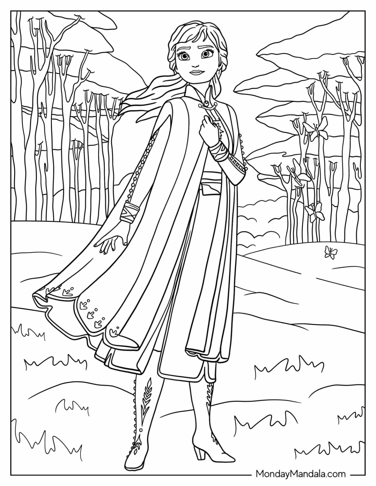 Anna coloring pages free pdf printables