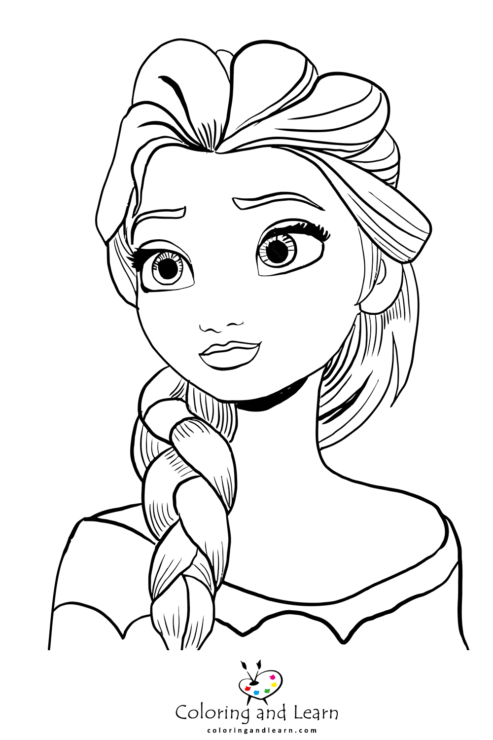 Elsa coloring pages rfrozen