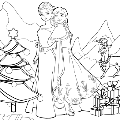 Frozen christmas coloring pages elsa coloring pages disney princess coloring pages disney coloring pages