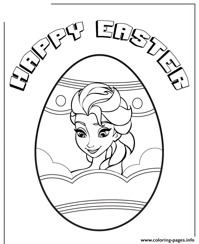 Print elsa in easter egg disney coloring pages easter egg coloring pages easter coloring pages disney coloring pages