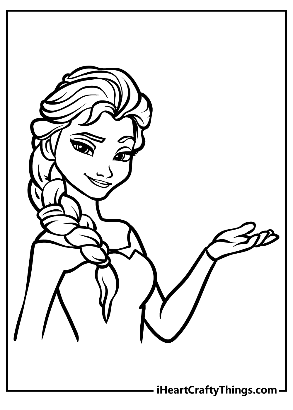 Elsa coloring pages free printables