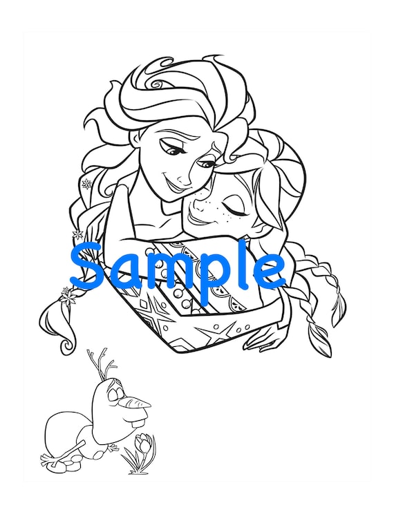 Elsa and anna coloring pages frozen olaf anna elsa kids drawings kids coloring pages printable coloring pages