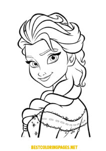 Frozen coloring pages