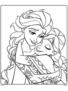 Disney free coloring pages