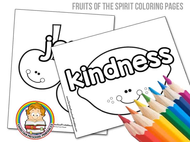 Fruits of the spirit bible coloring pages