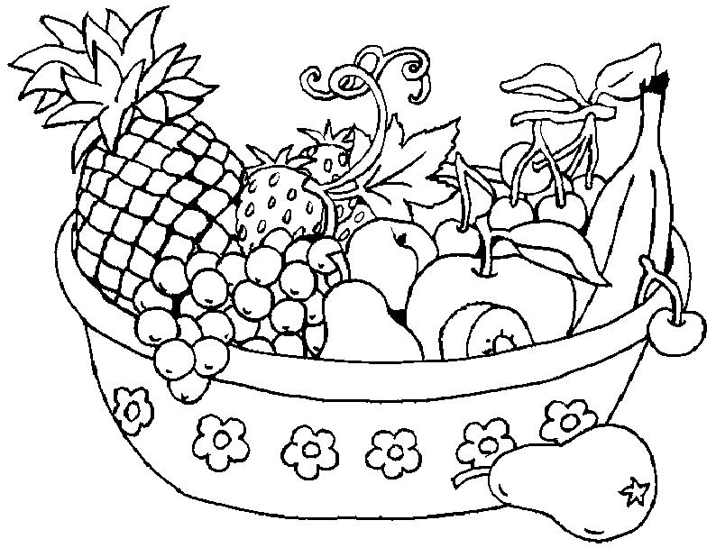 Fruits coloring pages for kids fruit coloring pages vegetable coloring pages free coloring pages