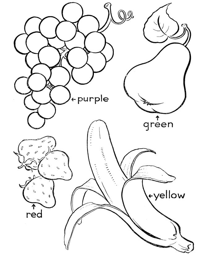 Free printable fruit coloring pages for kids fruit coloring pages coloring pages inspirational food coloring pages