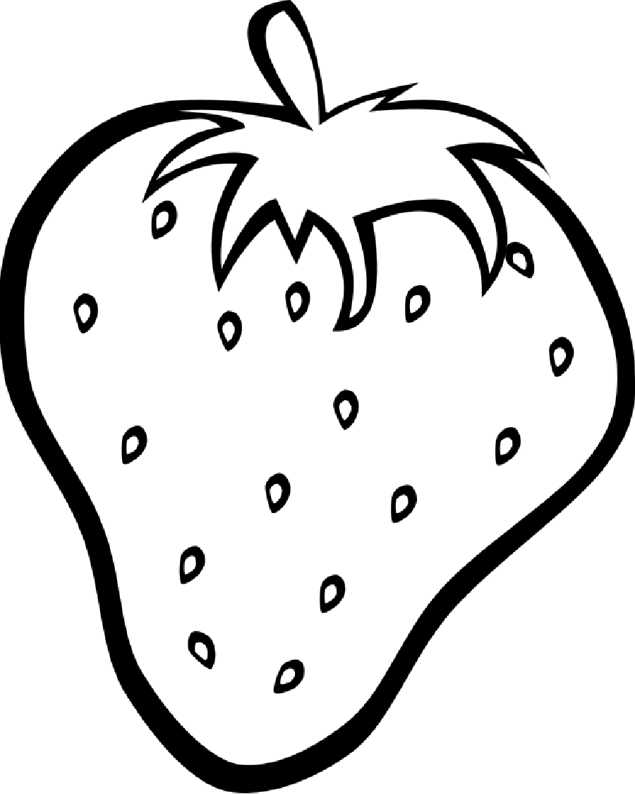 Free printable fruit coloring pages for kids