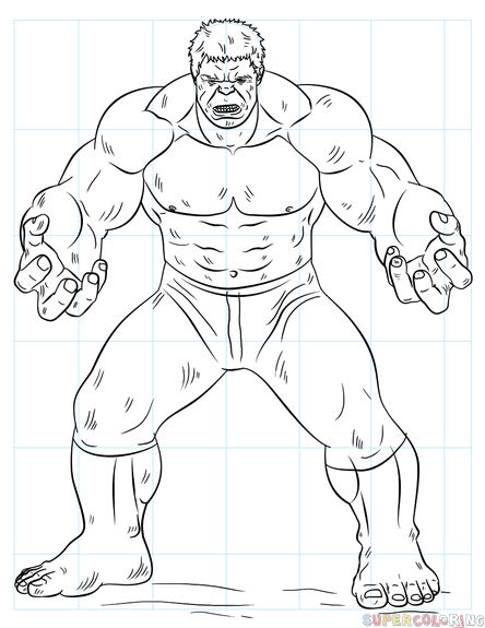 How to draw hulk step by step drawing tutorials for kids and beginners drawing tutorials for kids drawing tutorial step by step drawing