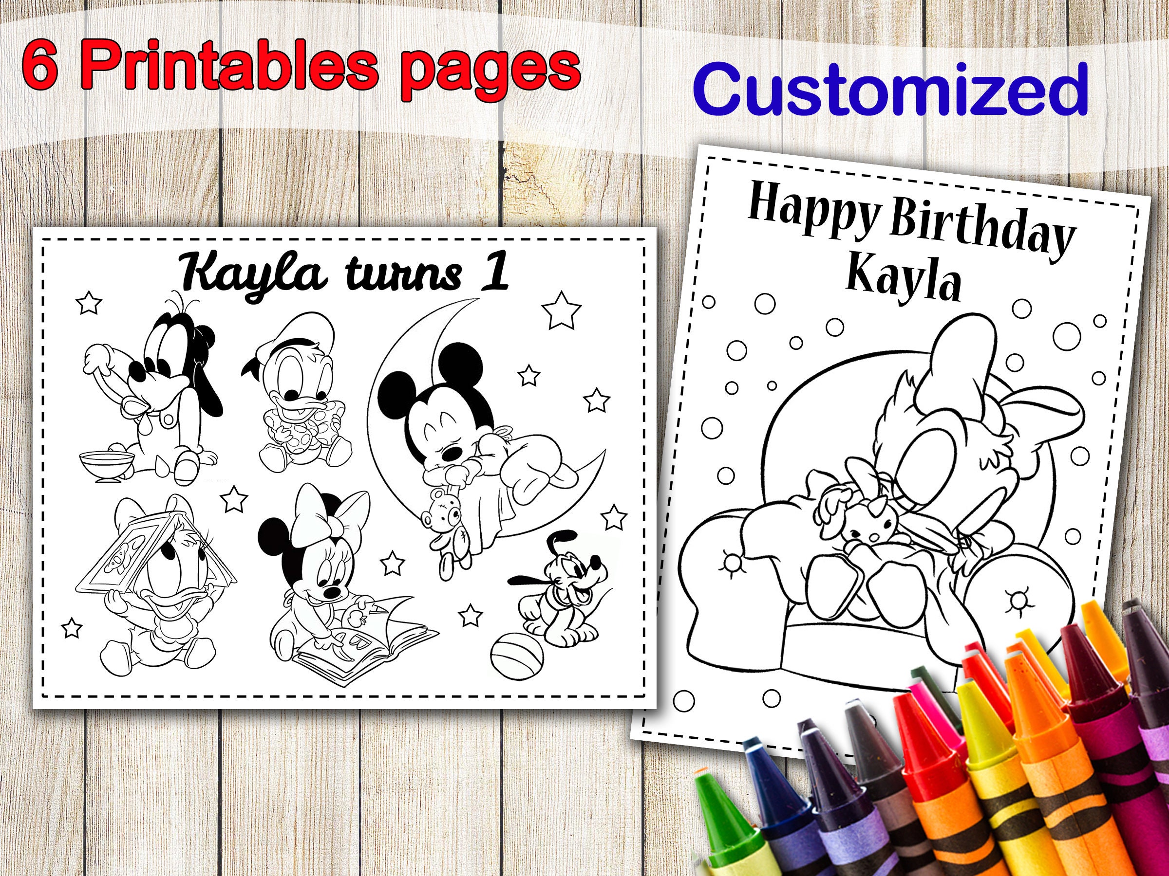 Baby mickey mouse coloring pages party favors minnie mouse birthday party favor minnie mouse coloring book activities