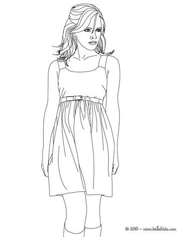 Emma watson standing up coloring page more emma watson content on hellokids people coloring pages coloring pages female figure drawing