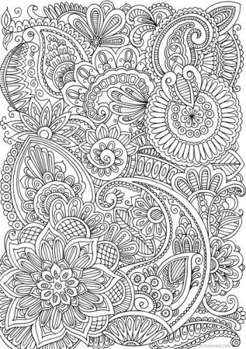 Calming doodle pattern colouring page mandala coloring pages printable adult coloring pages coloring book pages