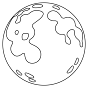 Moon coloring pages free coloring pages