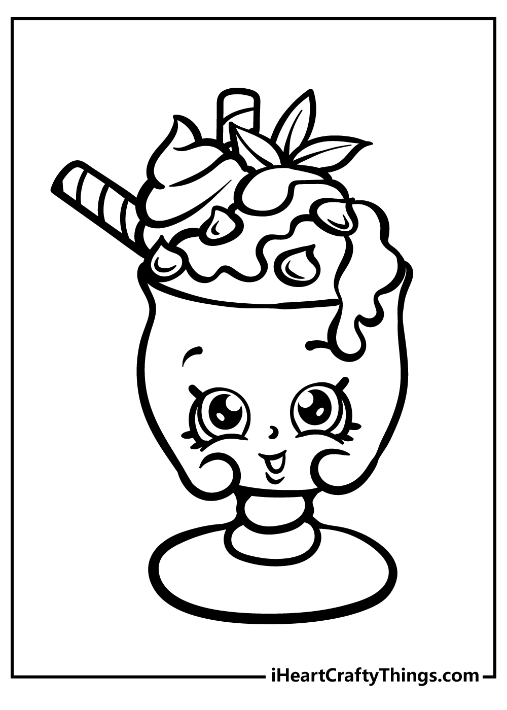 Shopkins coloring pages free printables